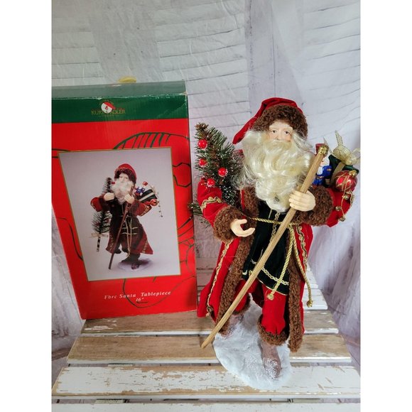Kurt Adler table 16" Santa centerpiece figurine st - Picture 1 of 7